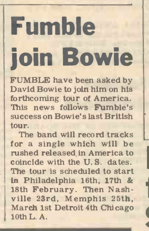 Record Mirror Article